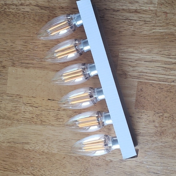 LED Lightbulbs Set of 6 Replacement Bulbs Candelabra Light Bulbs 60 watt - Picture 6 of 9